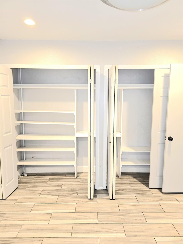 view of closet