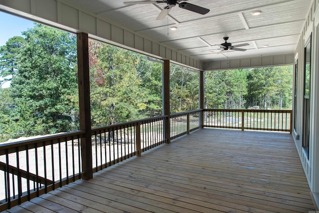 100 Laurie Dr, Mena, AR 71953 - deck with ceiling fan