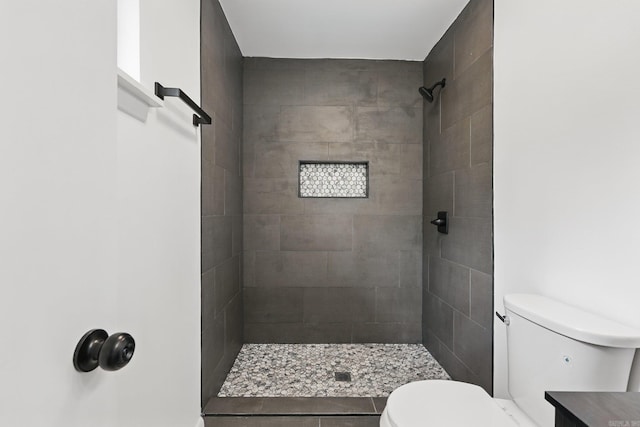300 Dryad Ln, Little Rock, AR 72205 - full bath featuring tile patterned flooring, a tile shower, and toilet