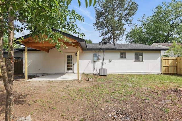 300 Dryad Ln, Little Rock, AR 72205 - back of house featuring fence, a patio, and cooling unit