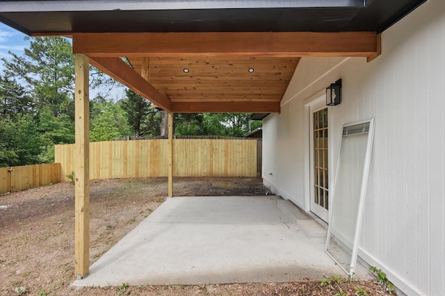 300 Dryad Ln, Little Rock, AR 72205 - view of patio / terrace featuring fence