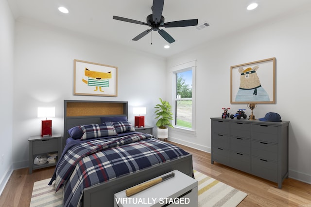 2940 Orchard View Dr, Conway, AR 72034 - bedroom featuring crown molding, baseboards, and visible vents