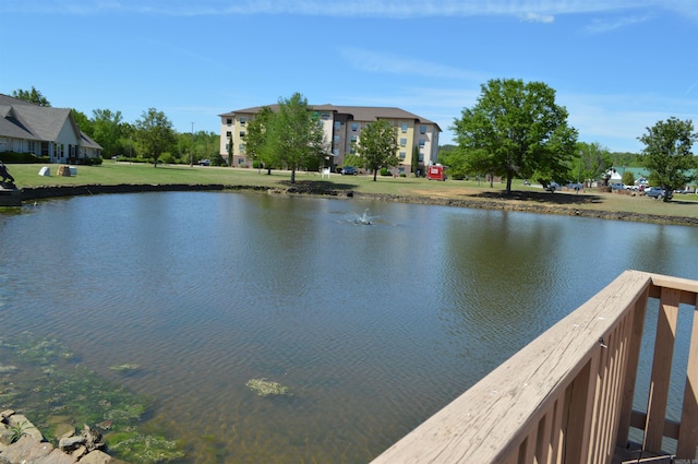 view of water feature