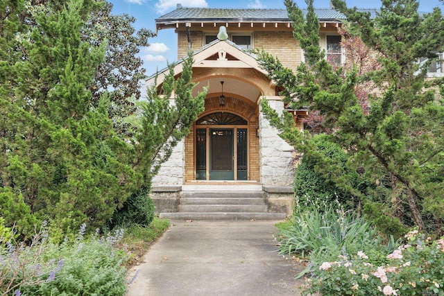 view of entrance to property