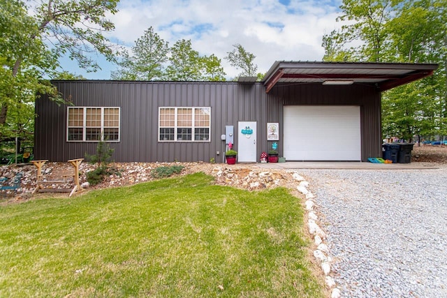4201 Lovell Ln, Benton, AR 72019 - view of front of house featuring a garage, driveway, and a front yard