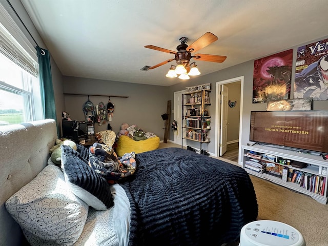 7 Franklin Cir, Searcy, AR 72143 - bedroom with carpet floors and ceiling fan