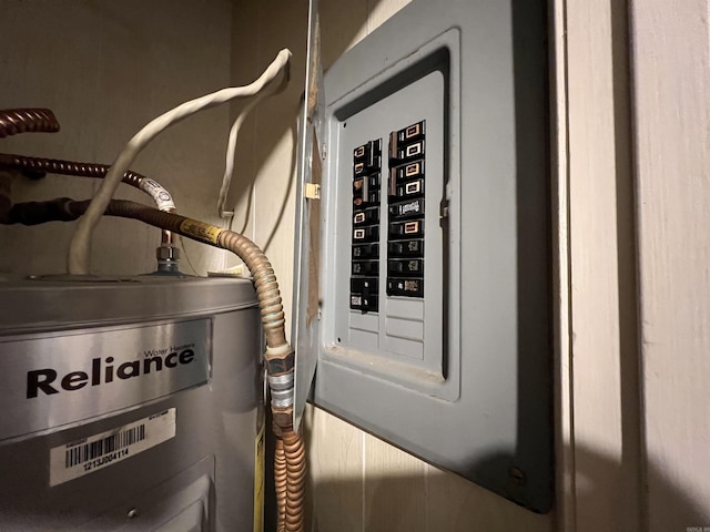utility room with electric panel