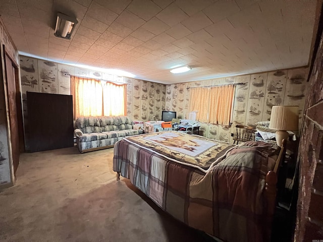 bedroom with carpet flooring