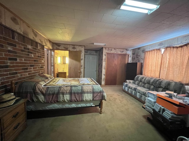bedroom featuring carpet floors