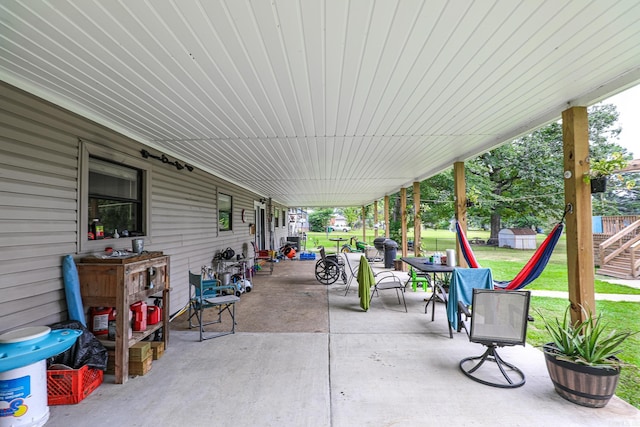 view of patio / terrace with outdoor dining area