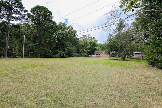 view of yard