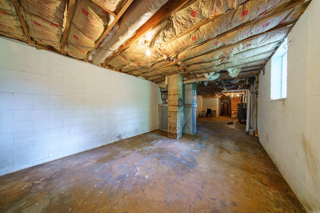 3009 N Main St, Mount Pleasant, AR 72651 - below grade area with concrete block wall