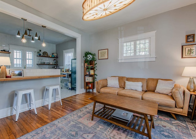 316 W 22nd, Little Rock, AR 72206 - living area with wood finished floors