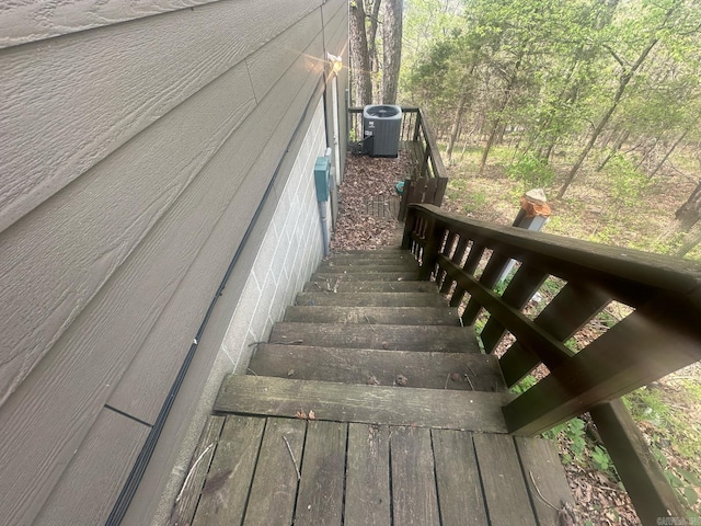 view of staircase