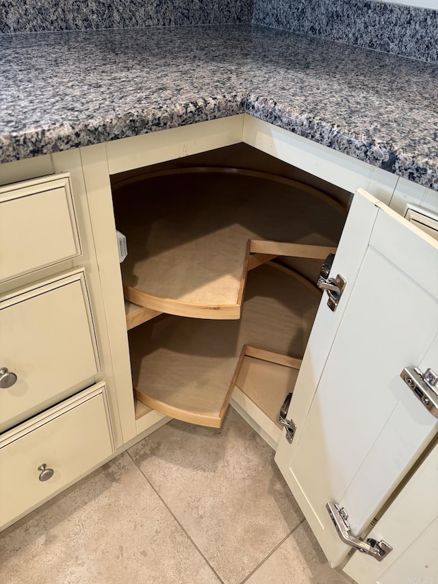 details featuring dark countertops