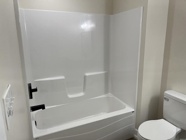 full bathroom with toilet