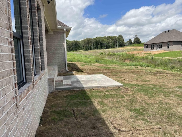 view of yard featuring a patio area