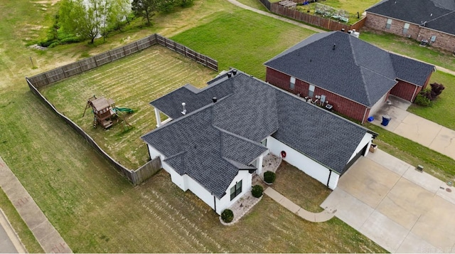 drone / aerial view