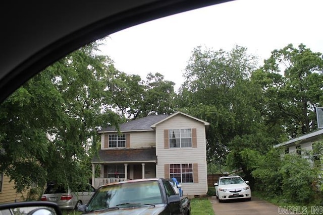 1214 W 48th St, North Little Rock, AR 72118 - view of front facade with covered porch