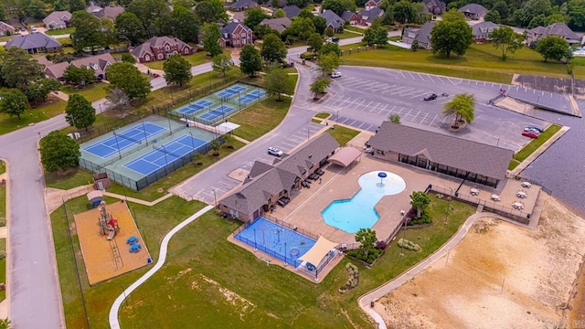 drone / aerial view