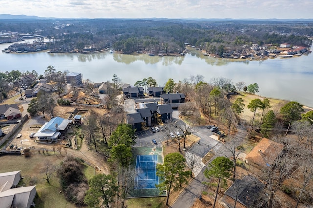 203 Stearns Pt Unit B6, Lake Hamilton, AR 71913 - bird's eye view with a water view and a forest view