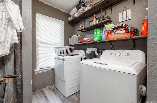 6322 US Highway 278, Rosston, AR 71858 - laundry area with laundry area, independent washer and dryer, and wood finished floors