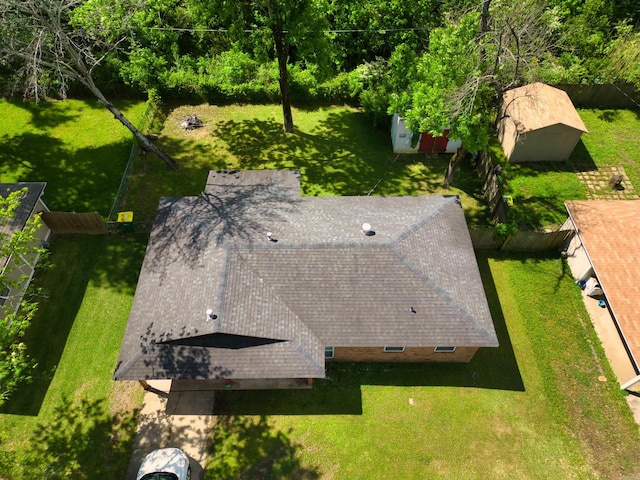 drone / aerial view
