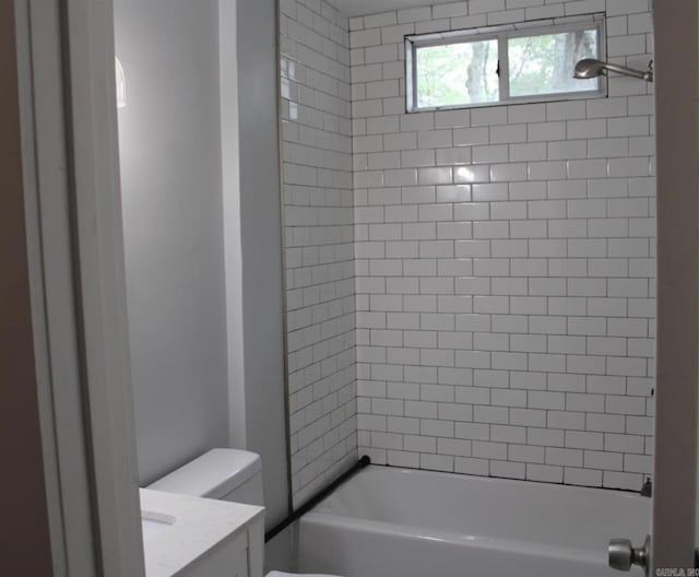 315 W 22nd St, Little Rock, AR 72206 - bathroom featuring toilet, vanity, and shower / washtub combination