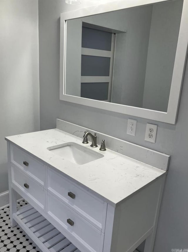 315 W 22nd St, Little Rock, AR 72206 - bathroom featuring vanity and baseboards
