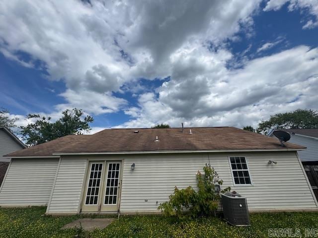 view of rear view of property