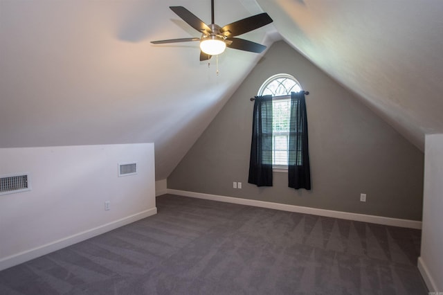 102 Cordell Rd, Beebe, AR 72012 - bonus room featuring lofted ceiling, carpet floors, and visible vents