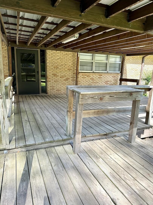 view of deck