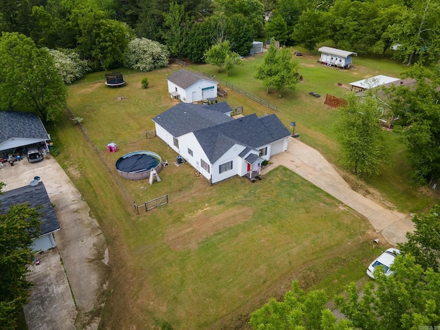 drone / aerial view