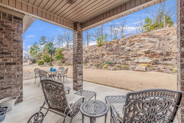 74 Greystone Blvd, Cabot, AR 72023 - view of patio featuring outdoor dining space