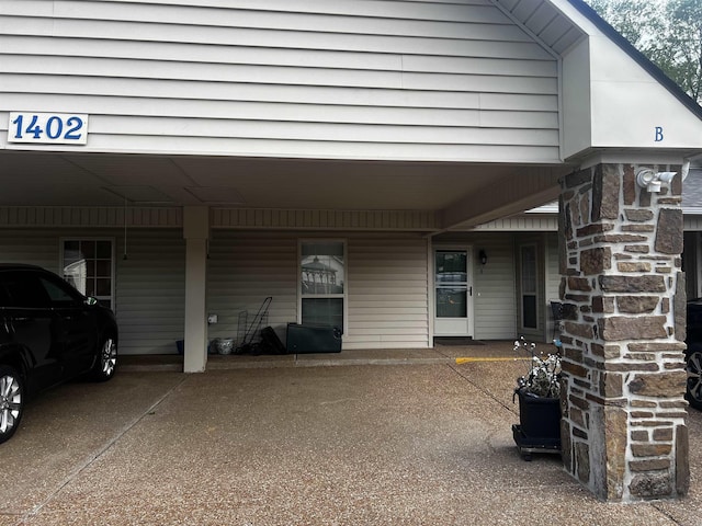 1402B Sage Brush Way, Heber Springs, AR 72453 - exterior space with a carport