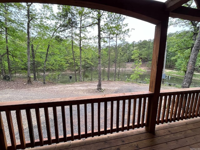 892 Hwy 375 E, Mena, AR 71953 - view of deck