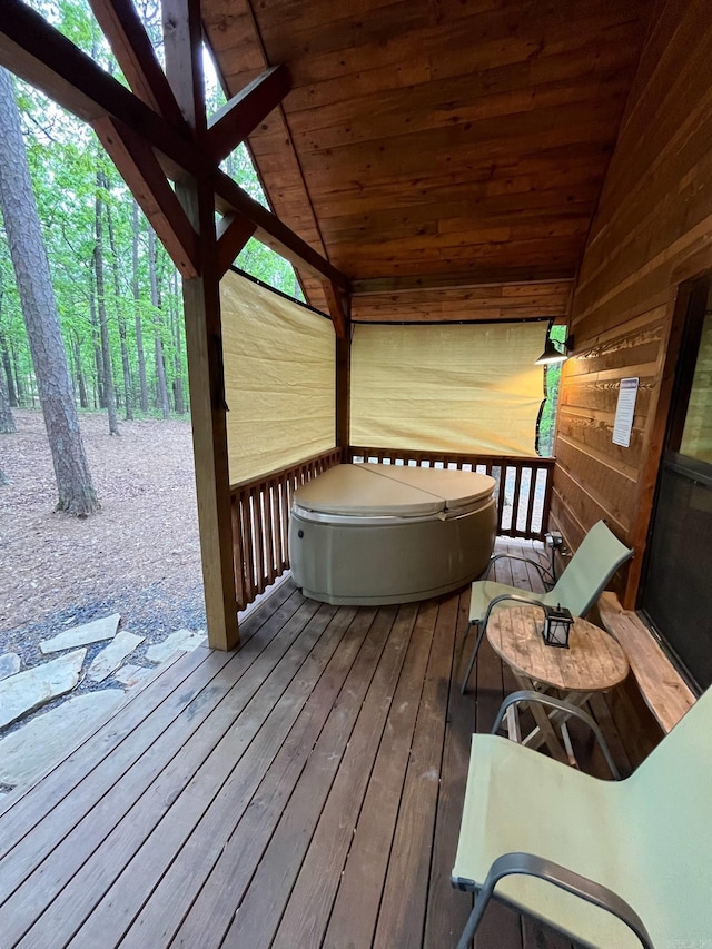 892 Hwy 375 E, Mena, AR 71953 - view of wooden deck