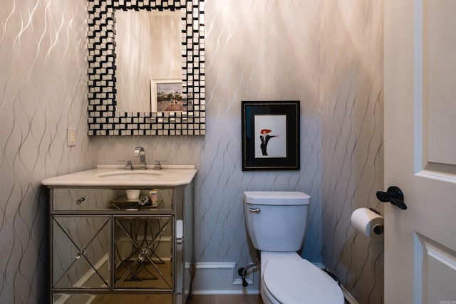 44 Deauville Cir, Little Rock, AR 72223 - bathroom with a sink, toilet, and baseboards
