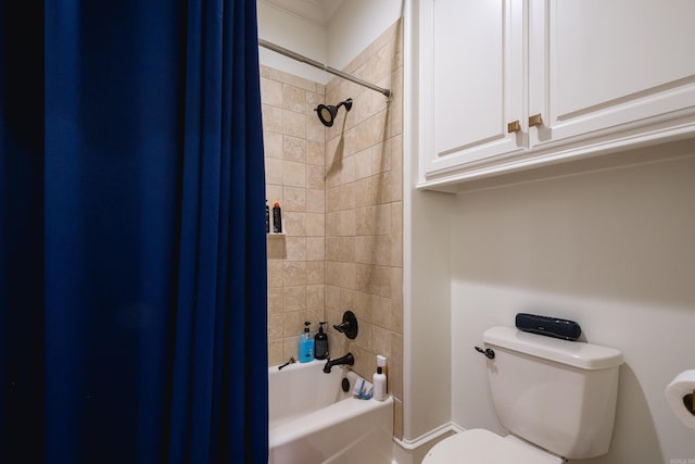 44 Deauville Cir, Little Rock, AR 72223 - full bath featuring shower / bath combination with curtain and toilet
