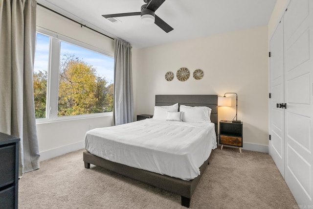920 Park St, Little Rock, AR 72202 - bedroom with multiple windows, visible vents, baseboards, and carpet floors