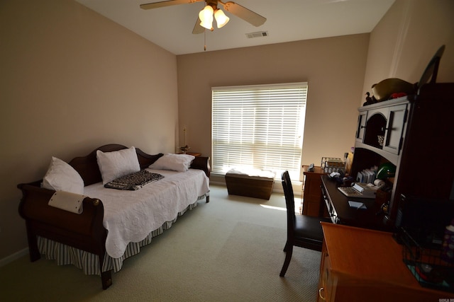 3810 Hanover Dr, Bryant, AR 72022 - bedroom featuring baseboards, ceiling fan, visible vents, and carpet floors