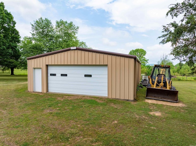 140 Bird Dove Ln, Heber Springs, AR 72543 - view of detached garage