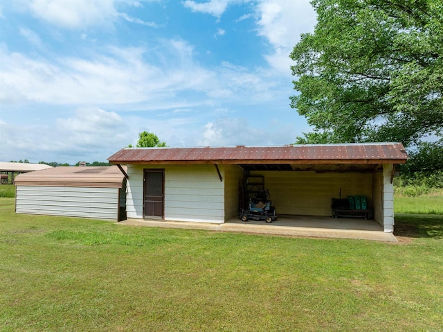 140 Bird Dove Ln, Heber Springs, AR 72543 - view of outbuilding featuring a carport