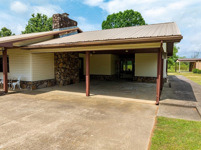 140 Bird Dove Ln, Heber Springs, AR 72543 - exterior space featuring driveway and an attached carport