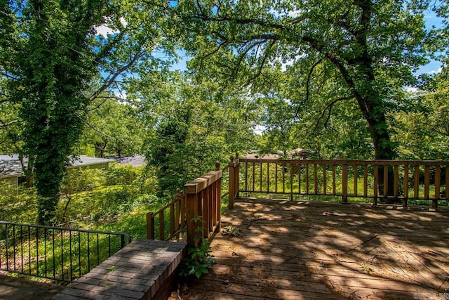 view of deck