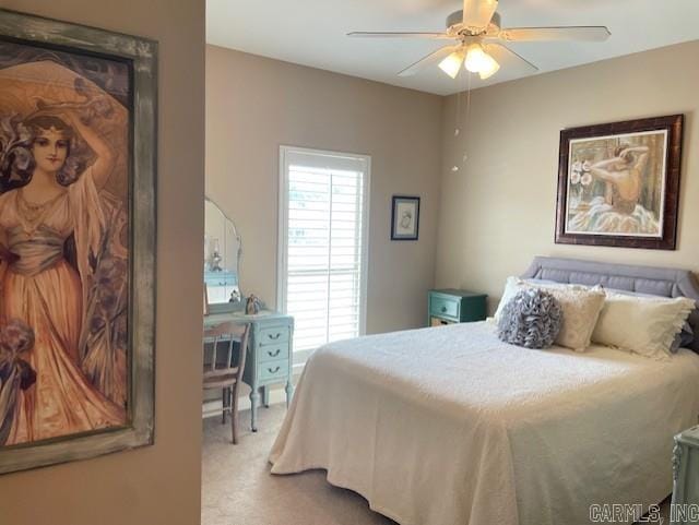 2241 Sage Meadows Cir, Sherwood, AR 72120 - carpeted bedroom with ceiling fan