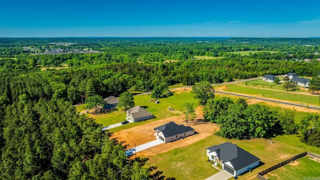 54 Lieblong Rd, Greenbrier, AR 72058 - drone / aerial view featuring a wooded view