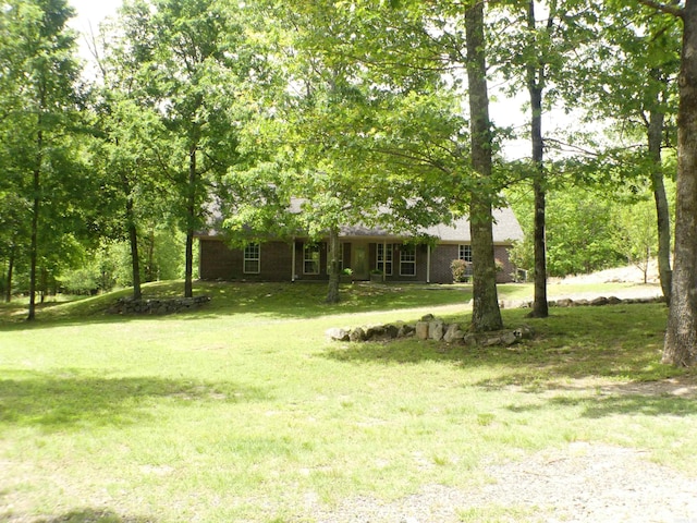 137 Gone Fishin Ln, Mena, AR 71953 - view of green lawn