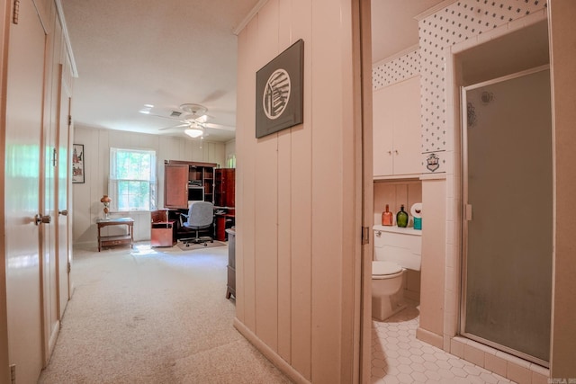 5 Southern Pines Cv, Pine Bluff, AR 71603 - hall with light colored carpet