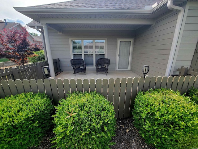 244 Mountain Terrace Cir, Maumelle, AR 72113 - view of patio / terrace with fence and a porch